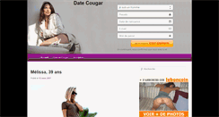 Desktop Screenshot of date-cougar.com